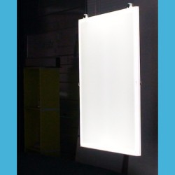 Illuminated frame SERIE 9300 RECTO/VERSO or RECTO