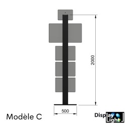 copy of Totem Hybride lumineux Modèle F